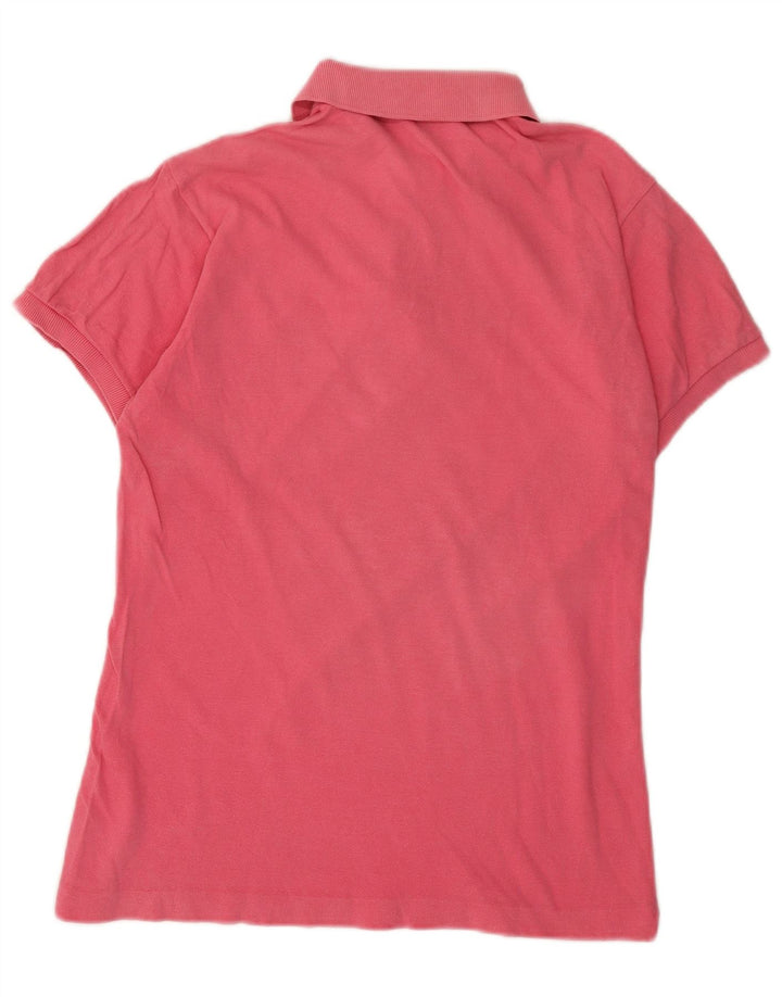 Lacoste Mens Polo Shirt Size 3 Small Pink Cotton