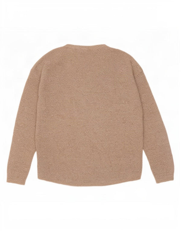 Fat Face Womens Boat Neck Jumper Sweater UK 14 Large Grey Cotton