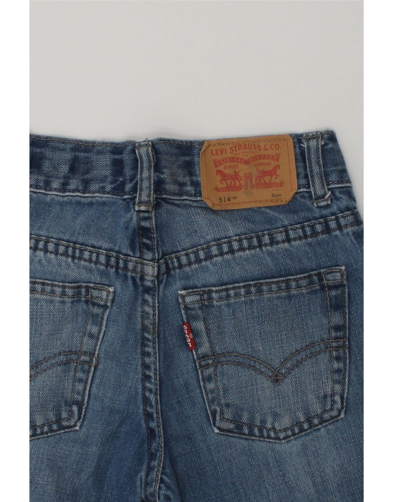 LEVI'S Boys 514 Straight Jeans 5-6 Years W22 L19  Blue Cotton | Vintage Levi's | Thrift | Second-Hand Levi's | Used Clothing | Messina Hembry 