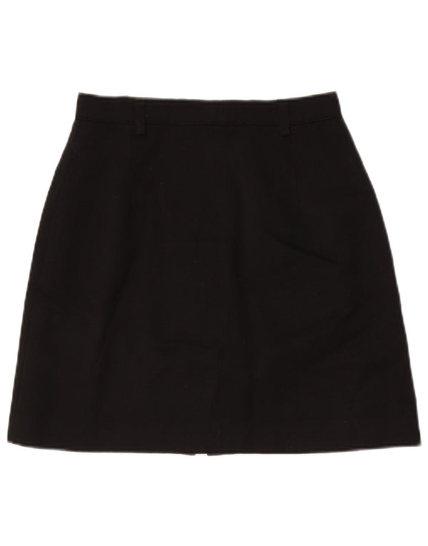 Vintage Womens Mini Skirt W26 Small Black