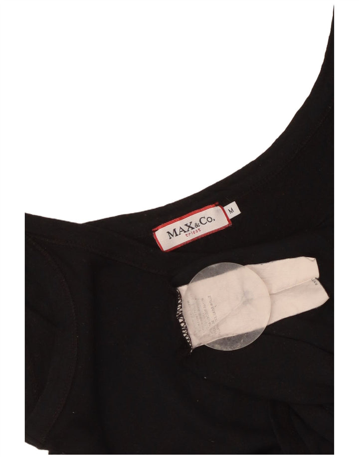 Max & Co. Womens Cami Top UK 12 Medium Black Viscose