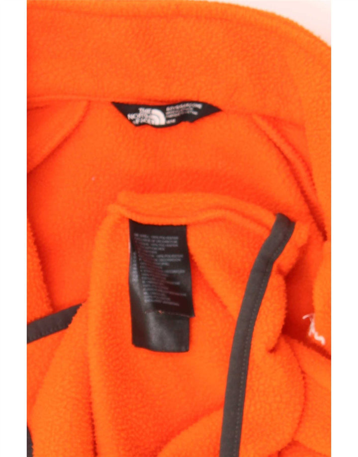 The North Face Boys Fleece Jacket 9-10 Years Medium Orange Polyester