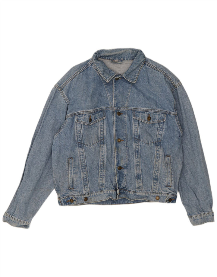 Vintage Mens Denim Jacket UK 42 XL Blue