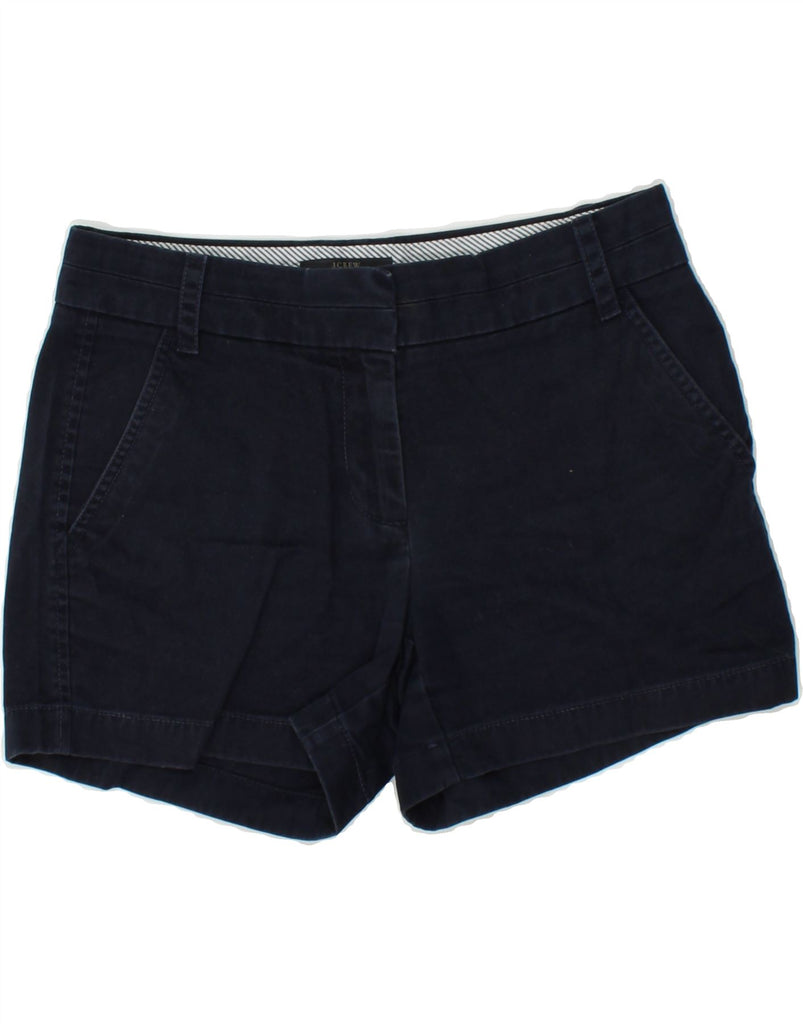 J. CREW Womens Chino Shorts US 2 XS W28 Navy Blue Cotton | Vintage J. Crew | Thrift | Second-Hand J. Crew | Used Clothing | Messina Hembry 