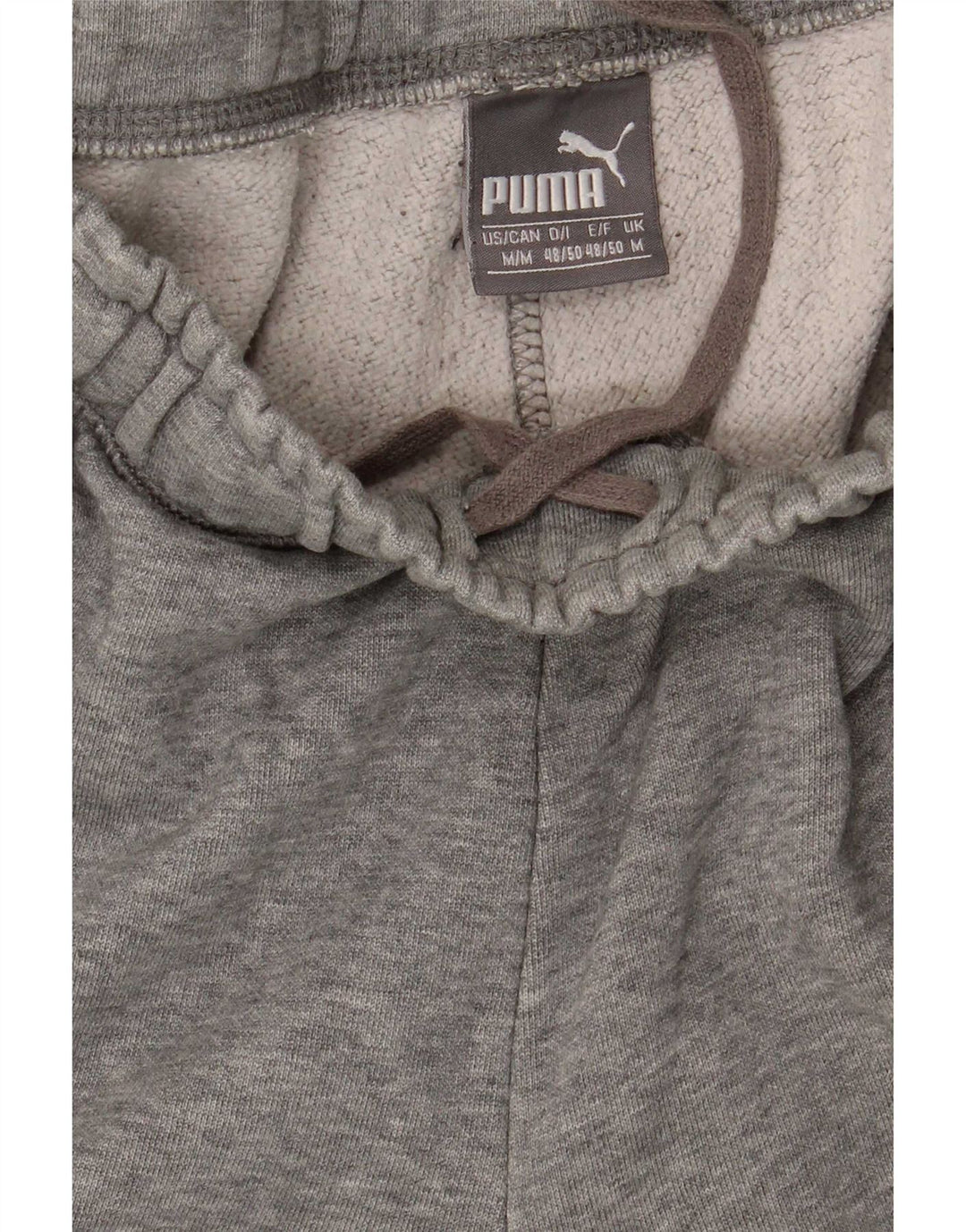 Puma Mens Graphic Tracksuit Trousers Joggers Medium  Grey