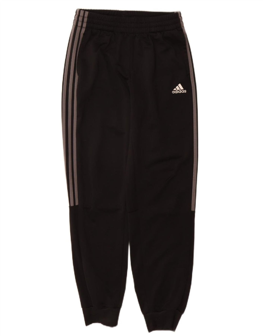 Adidas Boys Tracksuit Trousers Joggers 13-14 Years Black Polyester