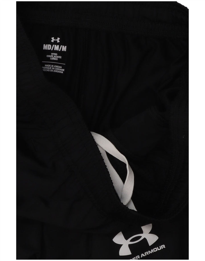 Under Armour Mens Tracksuit Trousers Medium Black Polyester