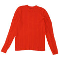 Marks & Spencer Womens Crop Crew Neck Jumper Sweater UK 14 Medium Red