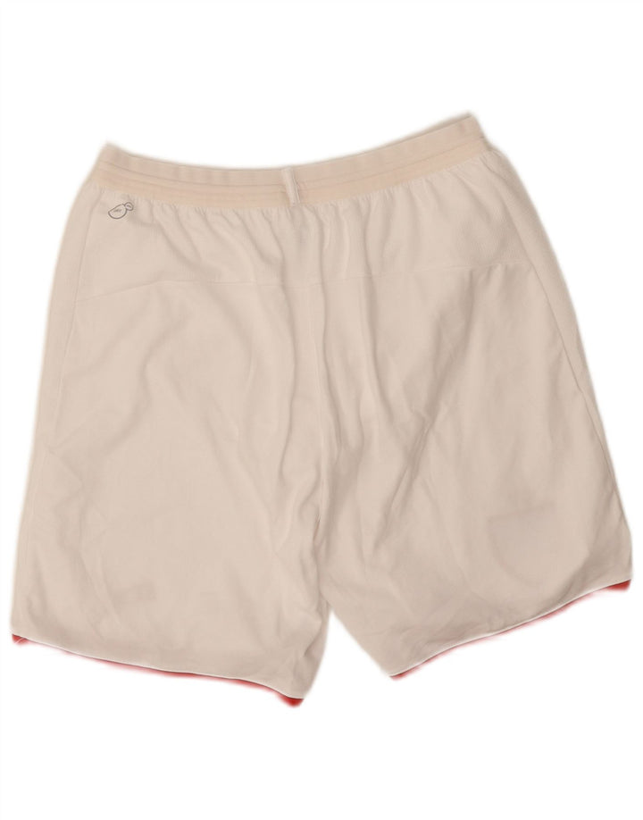 Puma Mens VfB Stuttgart Sport Shorts Medium White