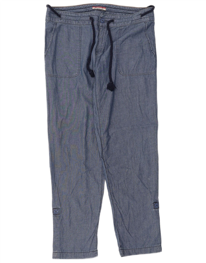 TOMMY HILFIGER Womens Chino Trousers US 6 Medium W34 L29 Navy Blue