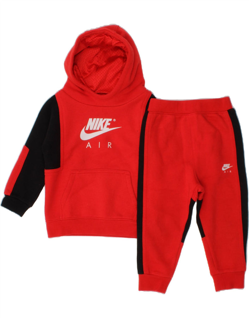 NIKE Baby Boys Graphic Full Tracksuit 18-24 Months  Red Colourblock Cotton Vintage Nike and Second-Hand Nike from Messina Hembry 
