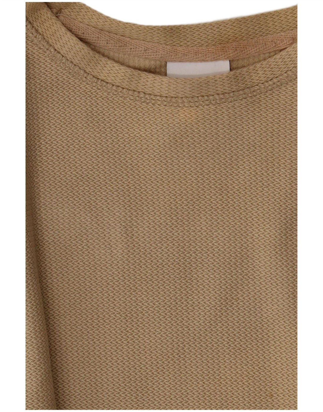 Zara Mens T-Shirt Top Medium Khaki Cotton
