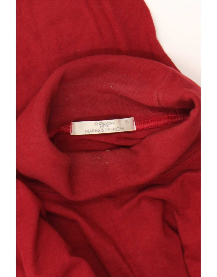 Marks & Spencer Mens St. Michael Top Long Sleeve XL Red