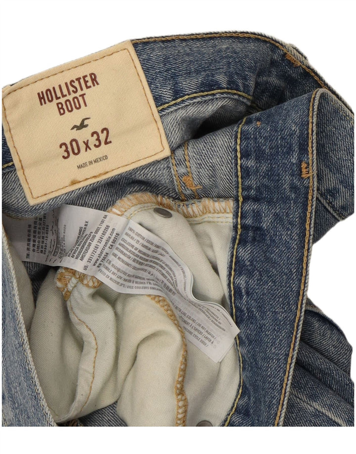 Hollister Womens Bootcut Jeans W30 L32 Blue Cotton
