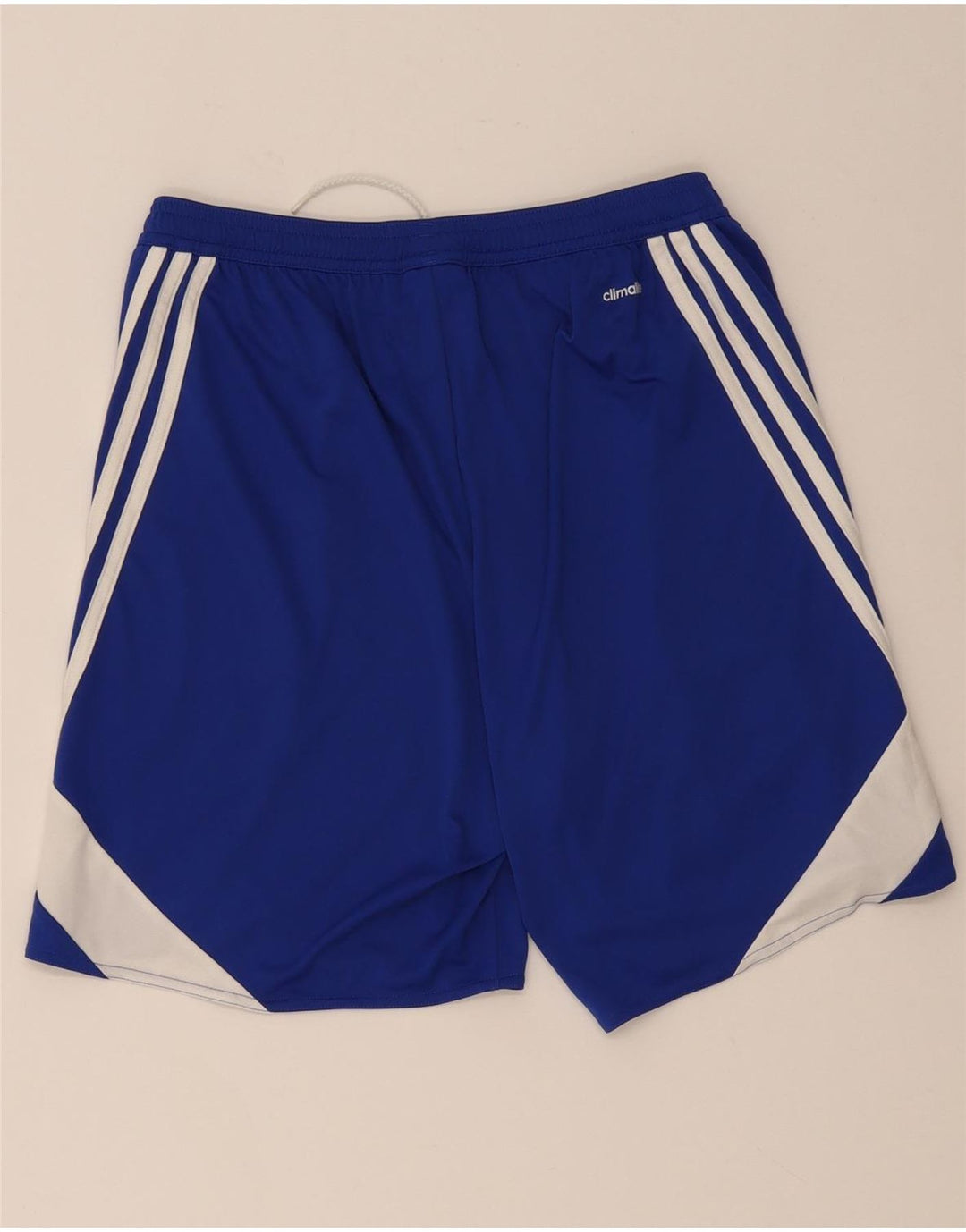 Adidas Mens Climalite Sport Shorts Medium  Blue Colourblock Polyester