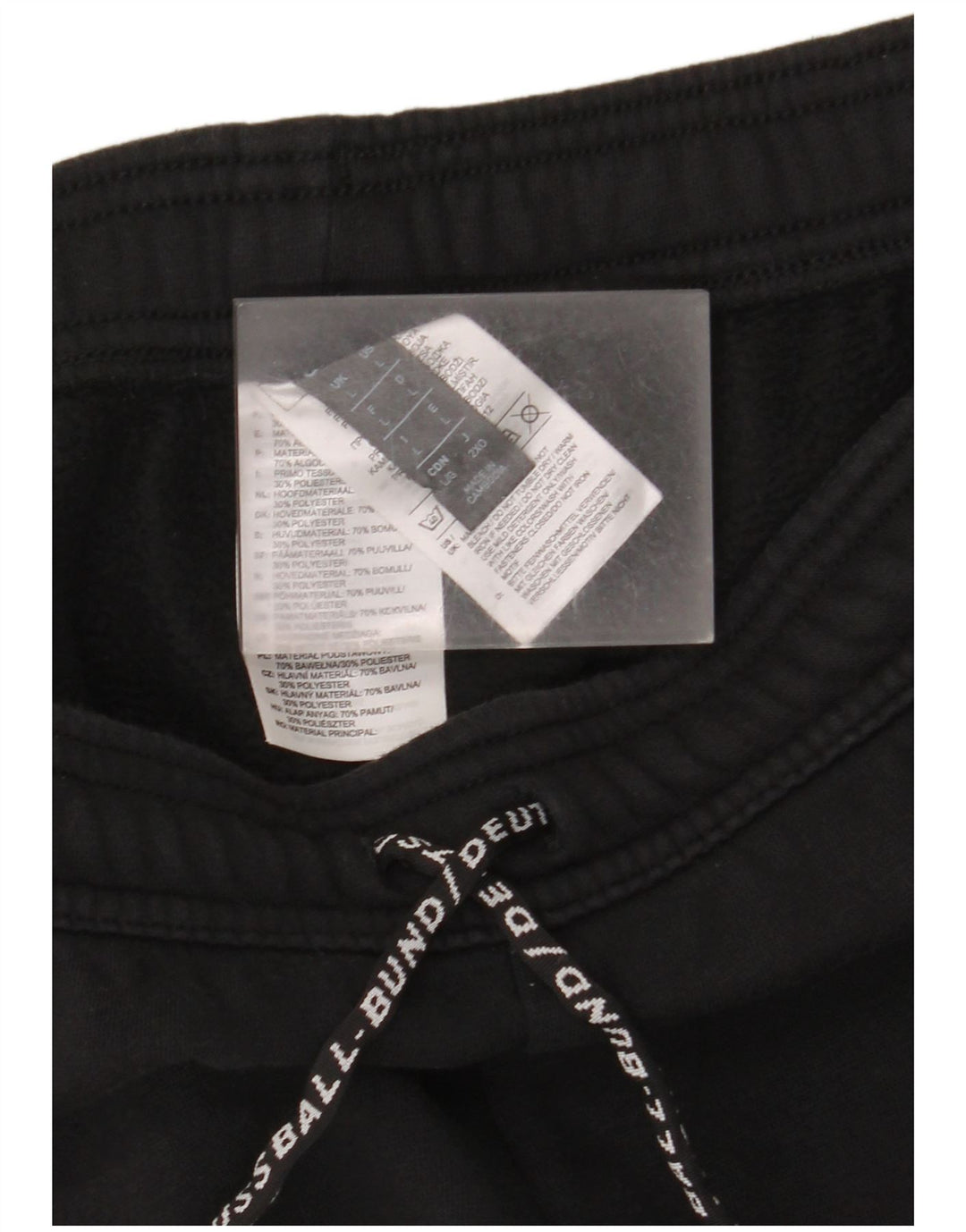 Adidas Mens Tracksuit Trousers Large  Black Cotton