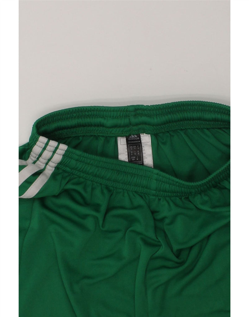 ADIDAS Boys Aeroready Sport Shorts 7-8 Years Small  Green Polyester | Vintage Adidas | Thrift | Second-Hand Adidas | Used Clothing | Messina Hembry 