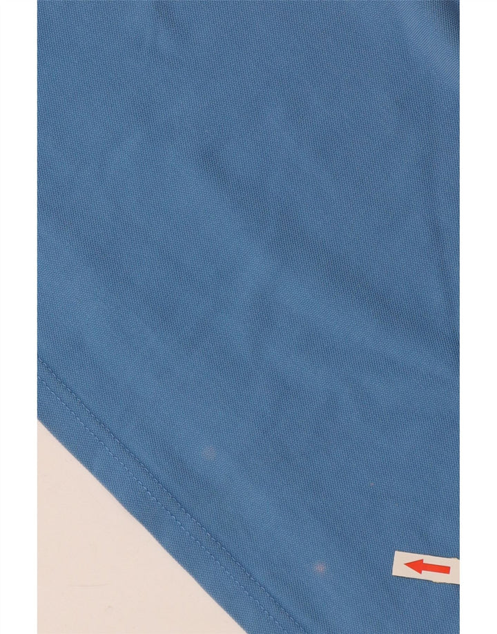 TOMMY HILFIGER Mens Polo Shirt Medium Blue Cotton