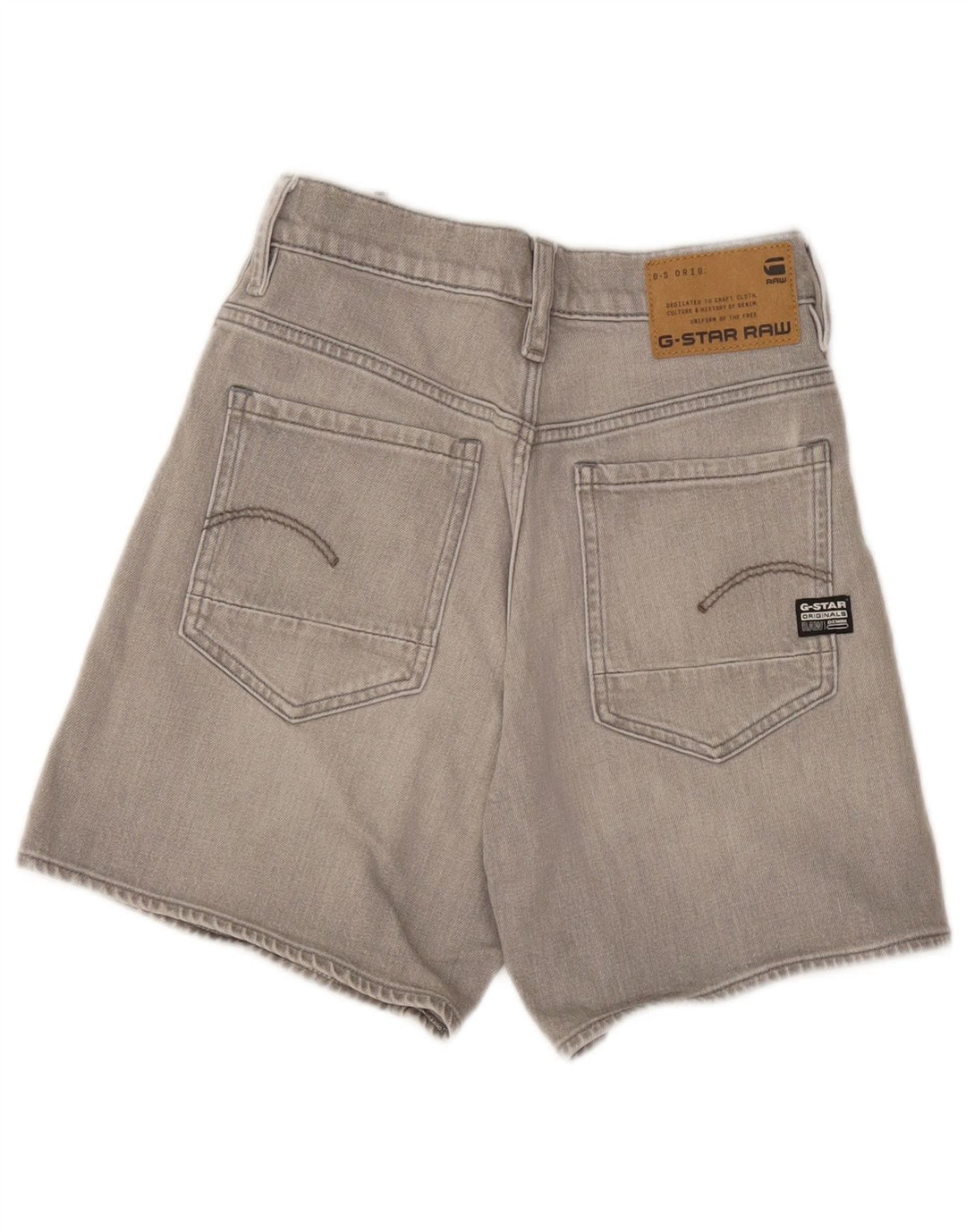 G-Star Womens Denim Shorts W28 Medium Grey Cotton