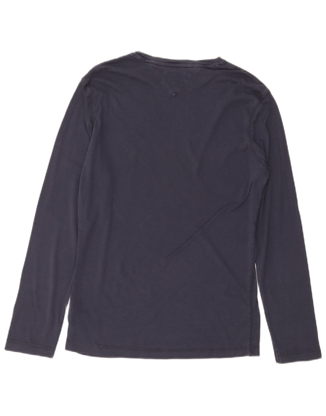 TOMMY HILFIGER Mens Top Long Sleeve Medium Navy Blue Cotton