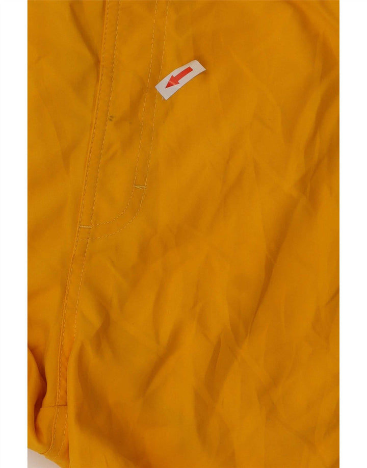 Champion Mens Graphic Swimming Shorts Medium Yellow Colourblock Polyester
