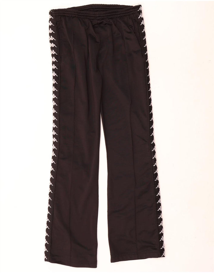 Kappa Mens Graphic Tracksuit Trousers Small Black