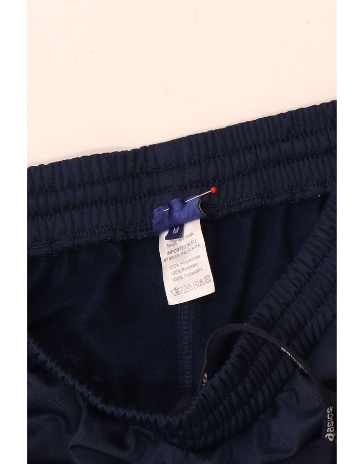 Asics Mens Graphic Tracksuit Trousers Medium  Navy Blue