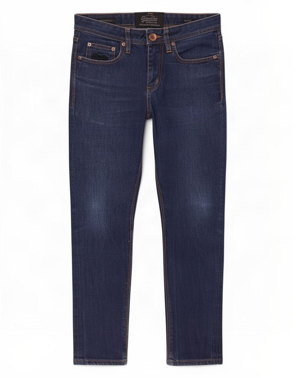 Superdry Womens Corporal Slim Jeans W28 L28 Navy Blue