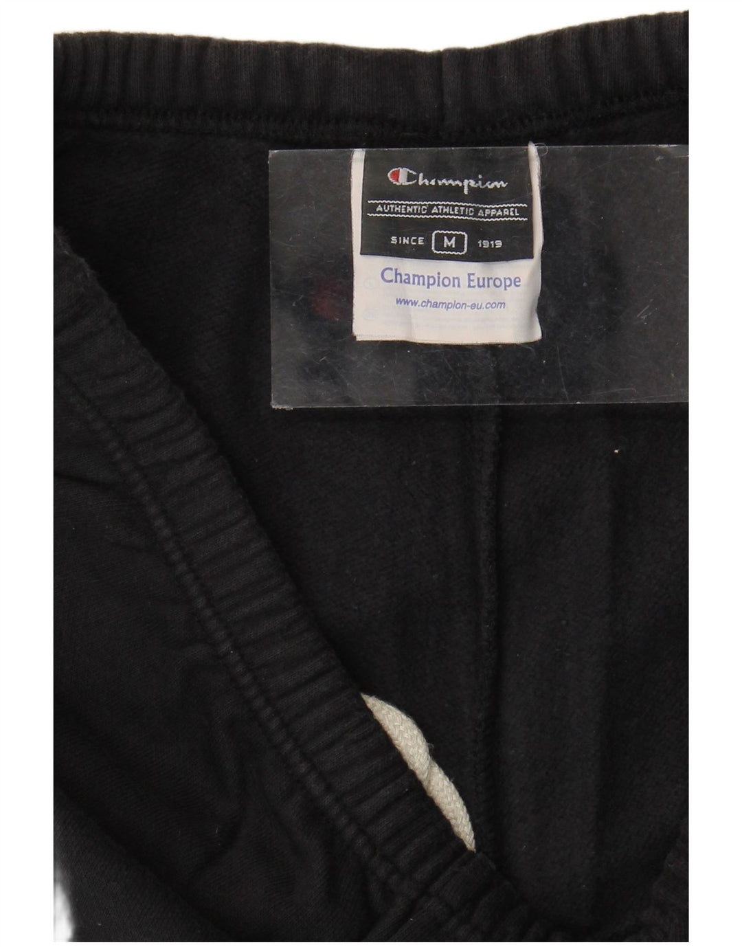 Champion Womens Tracksuit Trousers UK 12 Medium Black Cotton