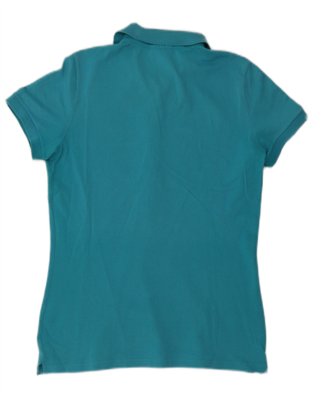 Lacoste Womens Polo Shirt Size 44 Large Blue Cotton