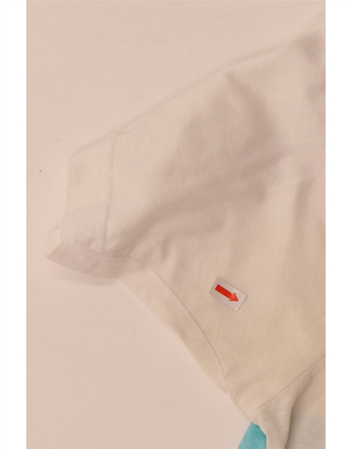 SERGIO TACCHINI Mens Polo Shirt EU 52 Large White Striped