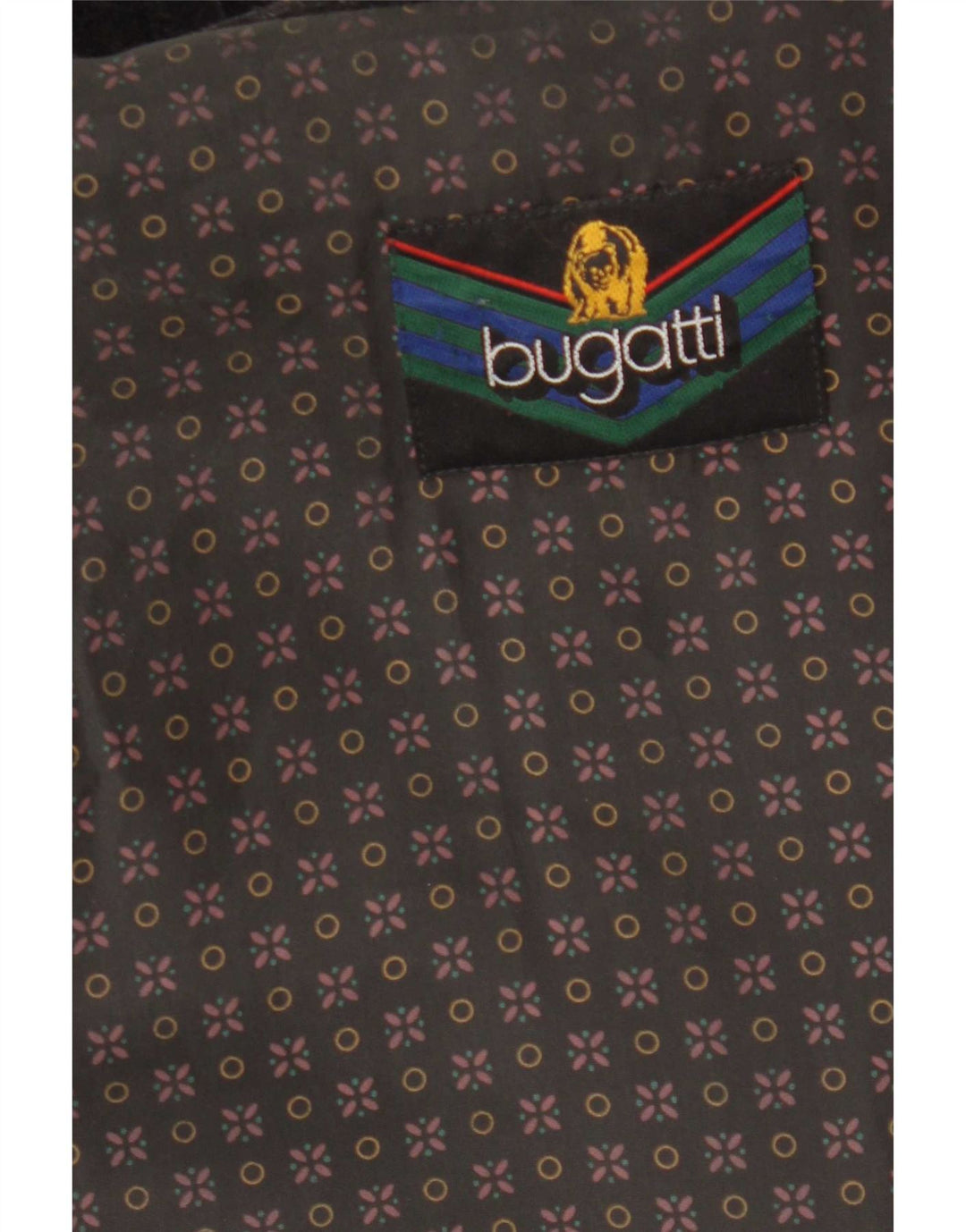 Bugatti Mens Overcoat IT 51 Large Black Wool