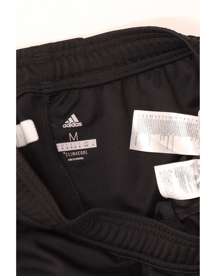 Adidas Mens Climacool Tracksuit Trousers Medium Black Colourblock