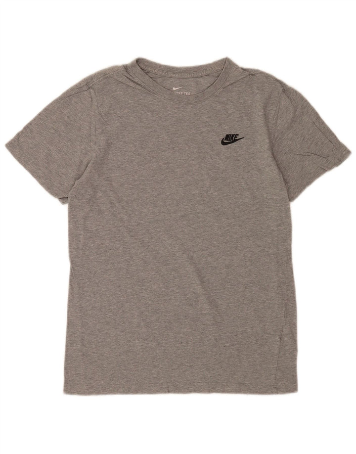 Nike Mens T-Shirt Top Small Grey Flecked Cotton