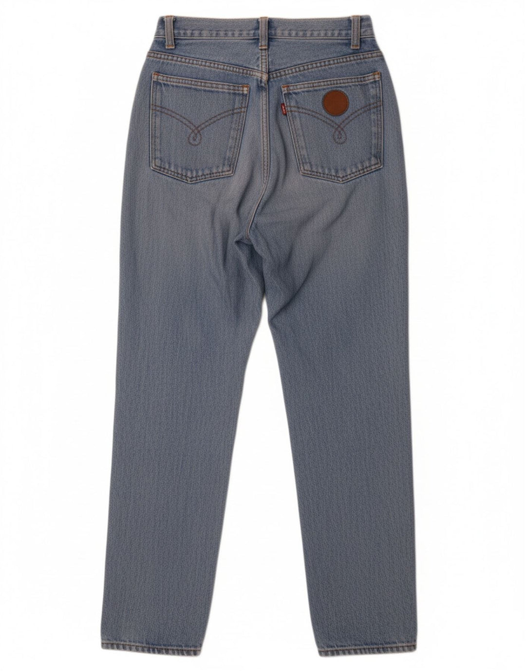 MOSCHINO Womens Tapered Jeans W27 L28 Blue