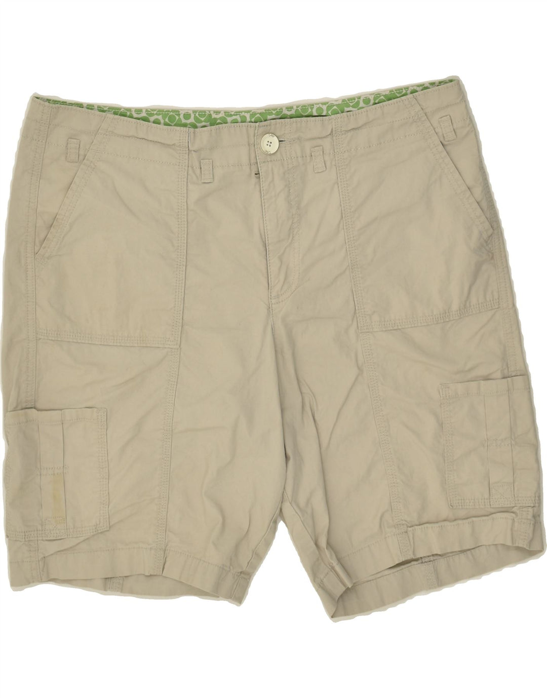 LEE Womens Cargo Shorts US 18 2XL W36 Beige Cotton | Vintage Lee | Thrift | Second-Hand Lee | Used Clothing | Messina Hembry 