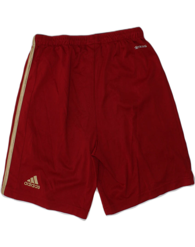 ADIDAS Boys Climacool Sport Shorts 11-12 Years Red Polyester | Vintage Adidas | Thrift | Second-Hand Adidas | Used Clothing | Messina Hembry 