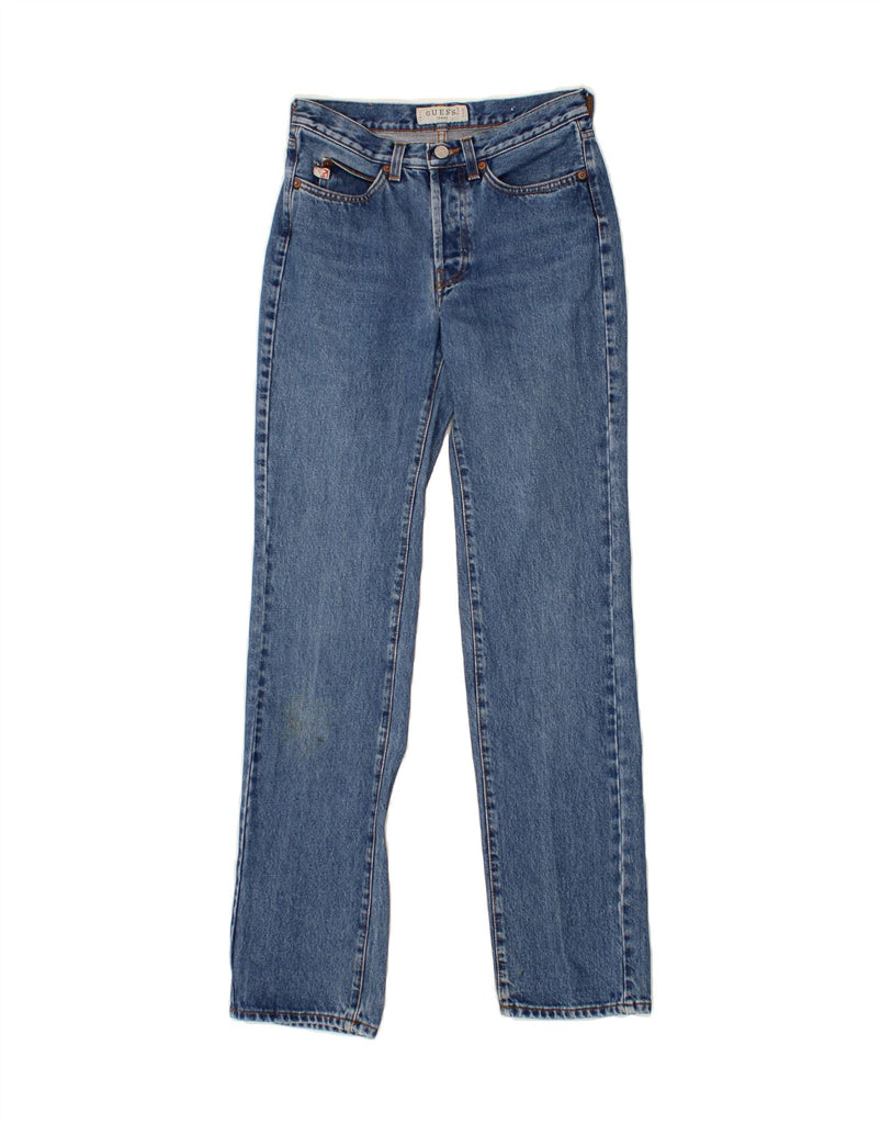 GUESS Womens Straight Jeans W28 L32 Blue Cotton Vintage Guess and Second-Hand Guess from Messina Hembry 