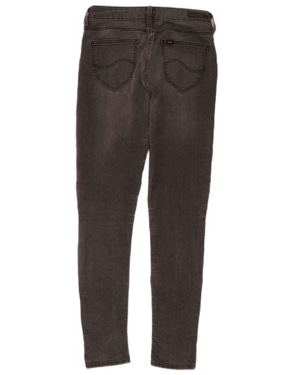 Lee Womens Skinny Jeans W30 L33 Grey Cotton
