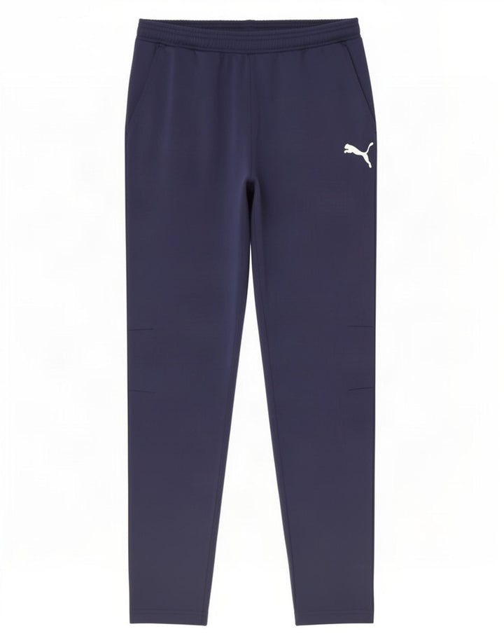 Puma Mens Tracksuit Trousers Large Navy Blue Polyester
