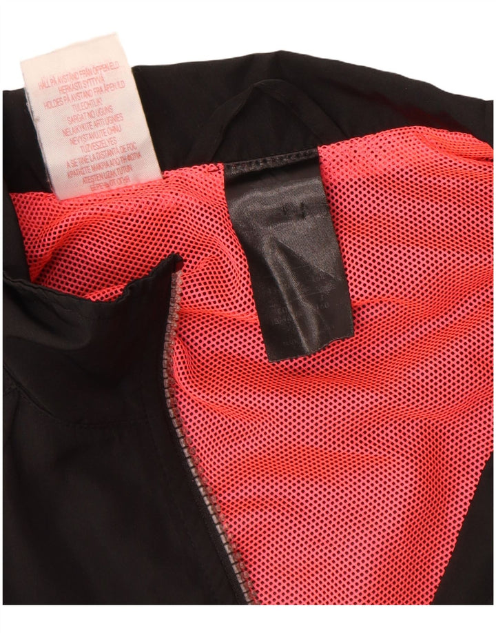 Adidas Girls MESSI Graphic Tracksuit Top Jacket 13-14 Years Black Polyester