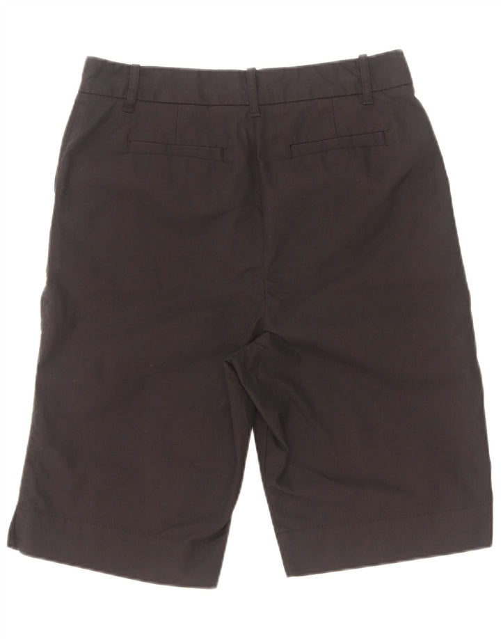 Marks & Spencer Womens Chino Shorts UK 10 Small W28 Black Cotton