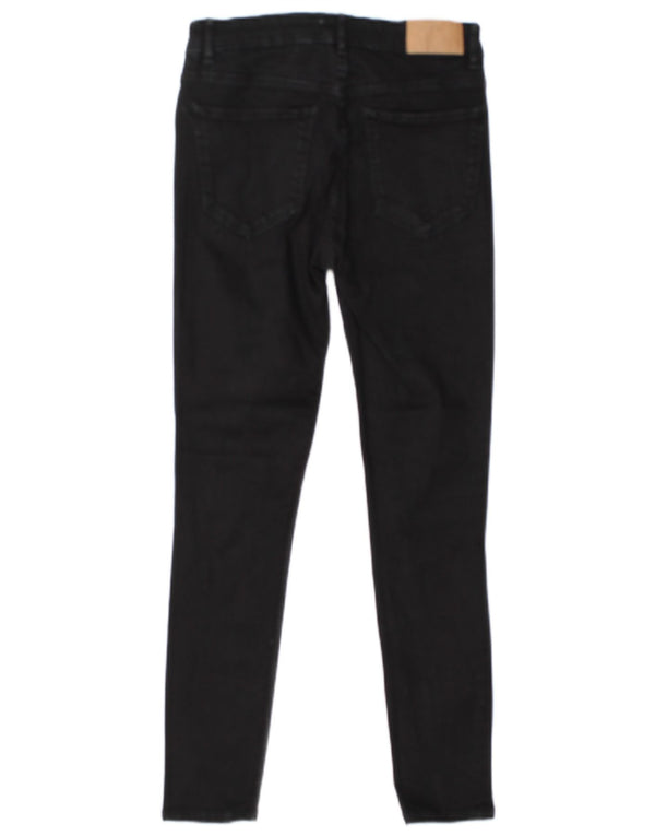 Zara Womens Skinny Jeans EU 38 Small W28 L26 Black Cotton