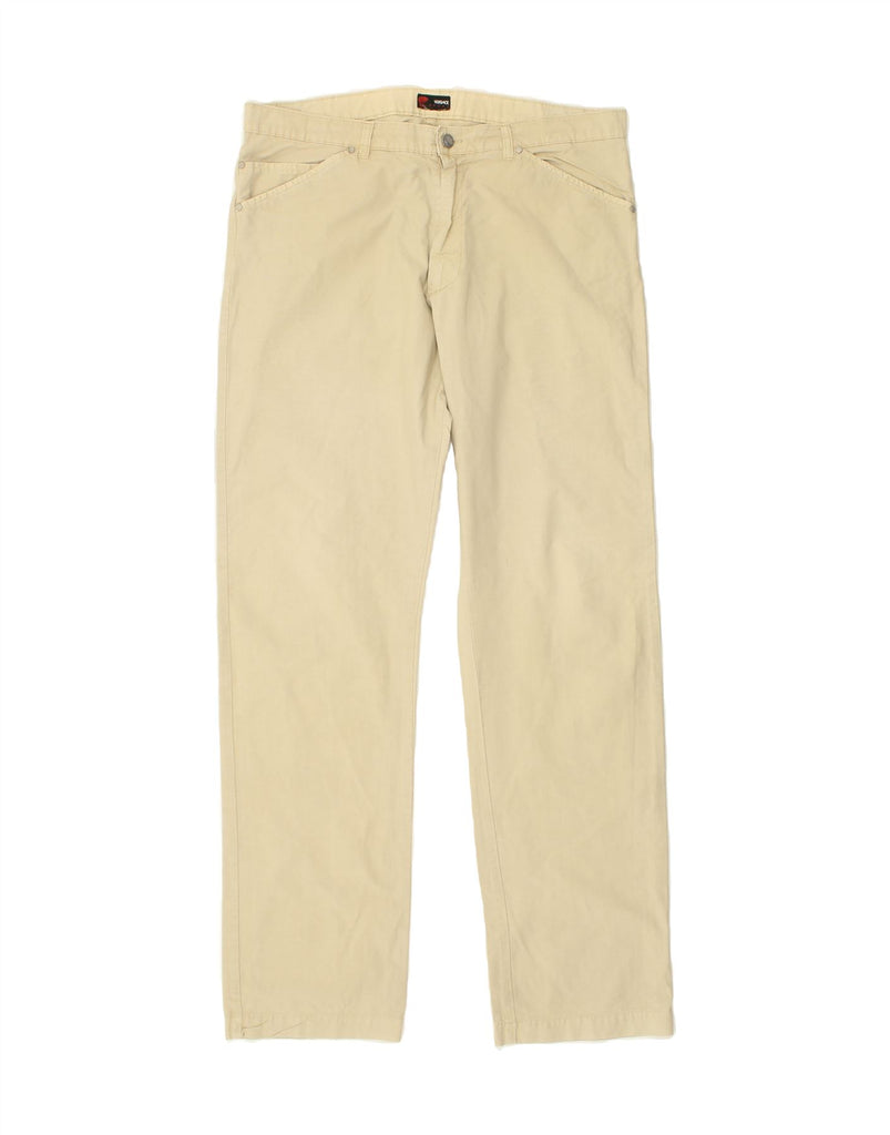 VERSACE Mens Straight Casual Trousers W36 L33  Beige | Vintage Versace | Thrift | Second-Hand Versace | Used Clothing | Messina Hembry 