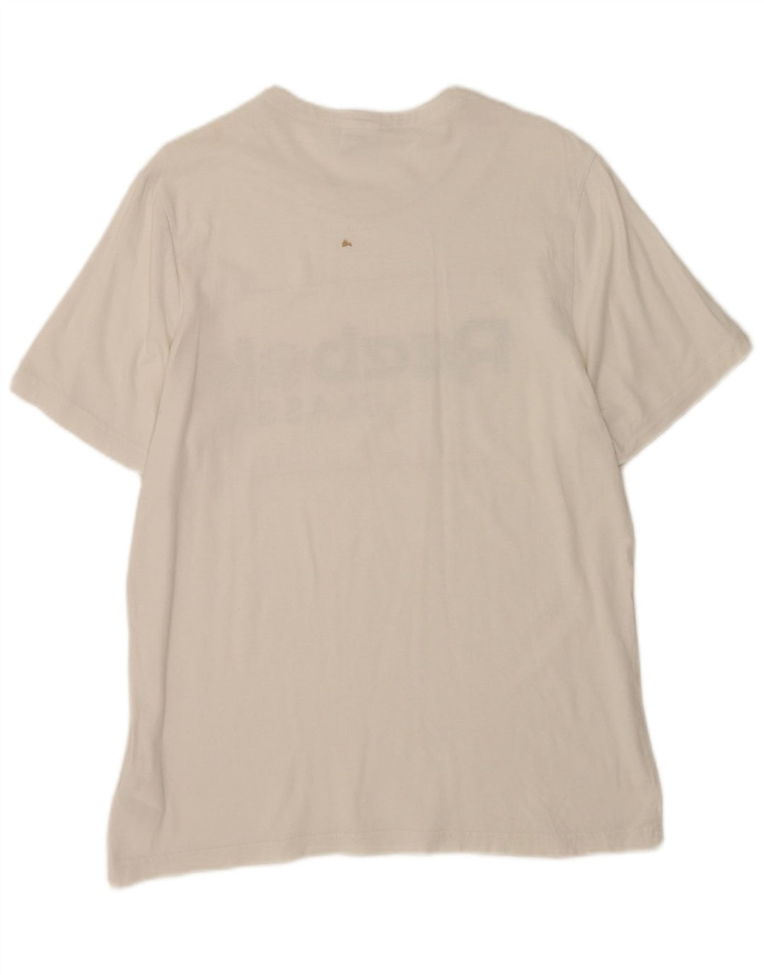 Reebok Mens Classic Graphic T-Shirt Top Large White Cotton