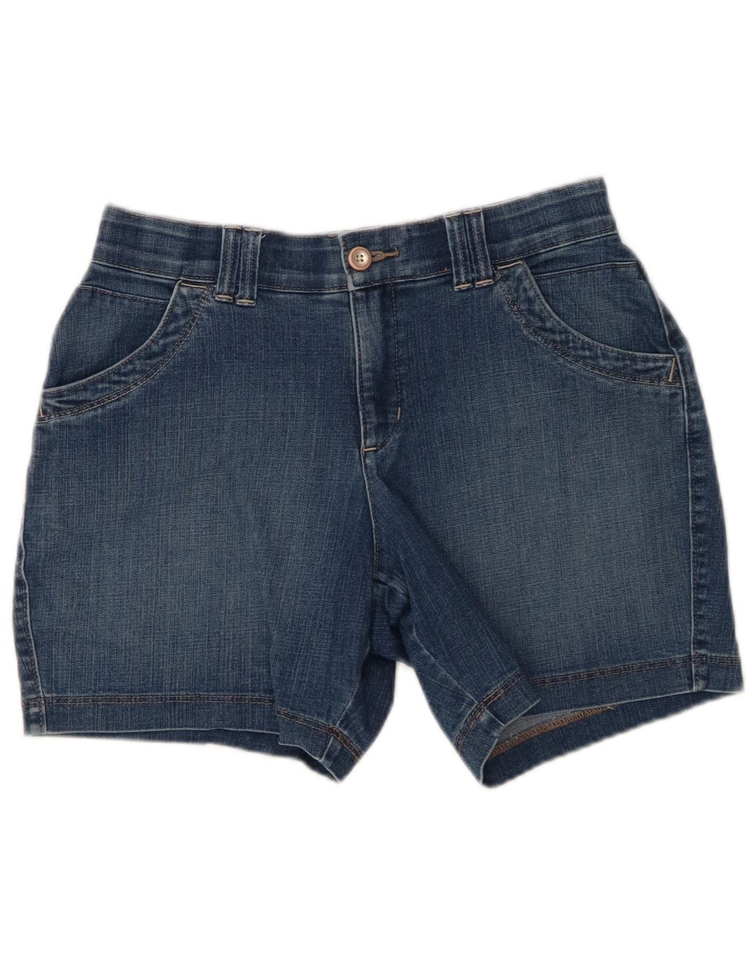 LEE Womens Comfort Fit Denim Shorts US 6 Medium W28  Blue Cotton