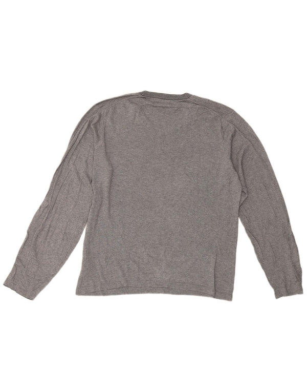 Marks & Spencer Mens Autograph Top Long Sleeve Medium Grey Cotton