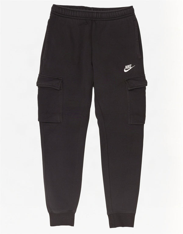 Nike Mens Cargo Tracksuit Trousers Joggers XS Black Cotton