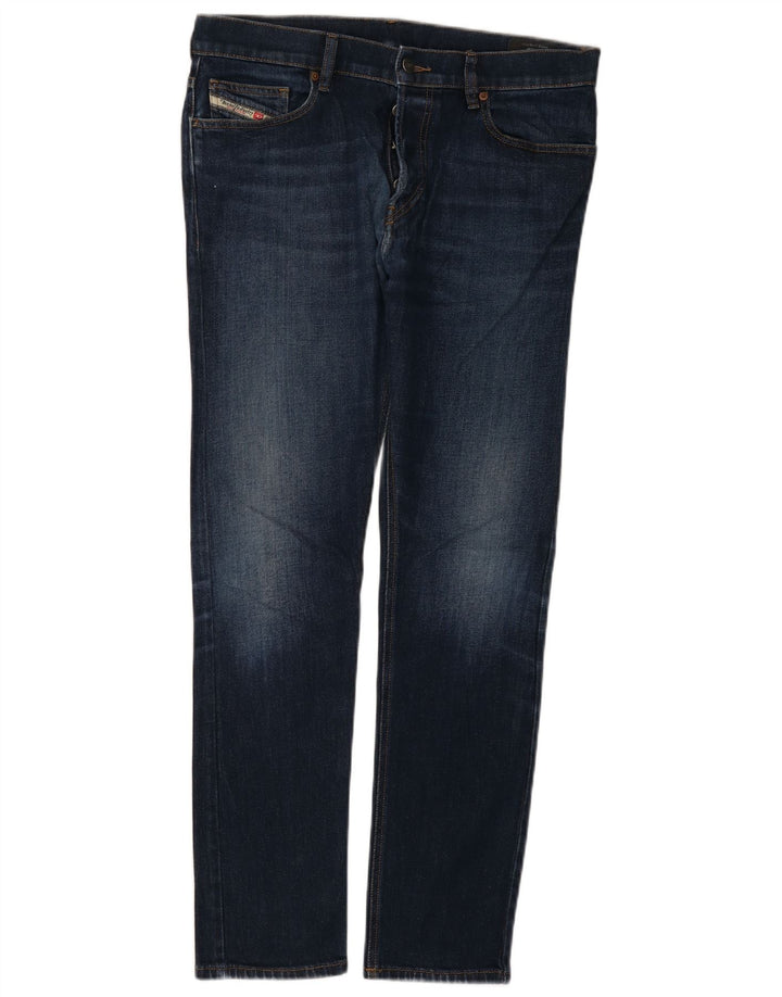 DIESEL Mens D-Luster Slim Jeans W33 L30 Blue Cotton