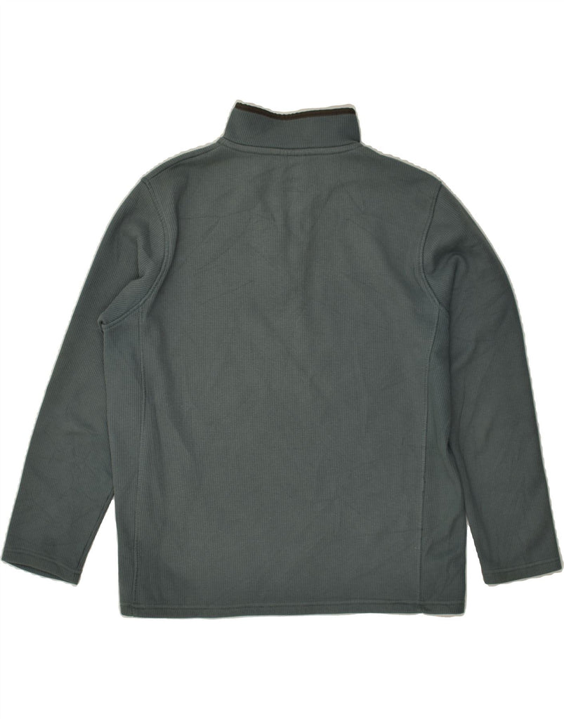MOUNTAIN WAREHOUSE Mens Zip Neck Sweatshirt Jumper Large Grey Cotton | Vintage Mountain Warehouse | Thrift | Second-Hand Mountain Warehouse | Used Clothing | Messina Hembry 